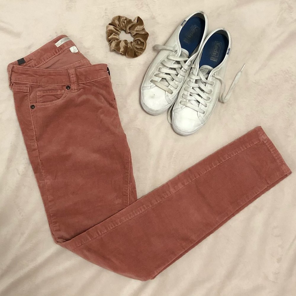 LC Lauren Conrad Blush Corduroy Skinnies - Size 6